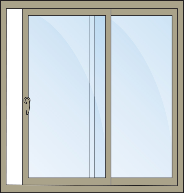 Clay Vinly Replacement Sliding Patio Door Frames